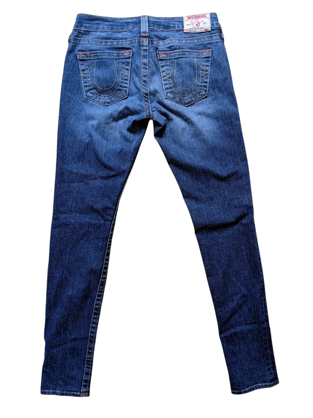 Vintage Y2K 00's USA Made True Religion Women’s Denim Jeans Classic Back Pocket - Picture 1 of 11